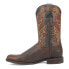 Dingo Young Gun Embroidered Round Toe Cowboy Mens Brown Casual Boots DI101-200