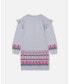 Фото #2 товара Little Girls Intarsia Knit Dress Light Blue - Toddler|Child