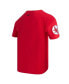 Фото #4 товара Men's Scarlet Distressed Ohio State Buckeyes Classic T-Shirt