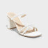 Women's Stacy Mule Heels - A New Day Cream 10W