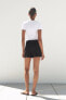 Asymmetric skort