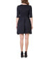 Фото #2 товара Women's Three Quarter Sleeve Mini Dress