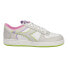 Фото #2 товара Diadora Magic Basket Low Label Lace Up Womens Grey, White Sneakers Casual Shoes