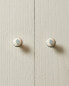 Pack of ceramic flower door knobs (pack of 2)