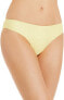 JADE swim 286076 Womens Solid Cheeky Swim Bottom Separates Yellow , Size Large