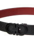 Фото #2 товара Ferragamo Reversible & Adjustable Leather Belt Men's Black 110
