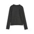 Puma Infuse Crew Neck Long Sleeve Pullover Shirt Womens Black Casual Tops 62144 M - фото #1