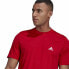 Фото #4 товара Футболка с коротким рукавом мужская Aeroready Designed To Move Adidas Designed To Move Красный