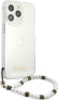 Guess Guess GUHCP13LKPSWH iPhone 13 Pro / 13 6,1" Transparent hardcase White Pearl