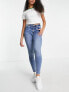 Фото #4 товара Pimkie tall high waist skinny jeans in mid blue