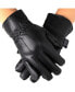 ფოტო #1 პროდუქტის Mens Touch Screen Gloves Leather Thermal Lined Phone Texting Gloves
