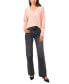 ფოტო #3 პროდუქტის Women's Sequin V-Neck Sweater