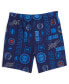 Boys Spider-Man Graphic T-Shirt and Shorts Outfit Set to Gray/Blue, 10-12 - фото #3