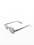 Фото #5 товара ASOS DESIGN square 90s metal sunglasses in black