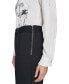 ფოტო #8 პროდუქტის Faux-Zipper Mid-Rise Straight-Leg Ponte Pants