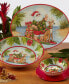 Фото #3 товара Комплект тарелок сервировочных Santa's Wish 7,5" x 2" Certified International, 6 шт.