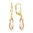 Decent gold dangle earrings 231 001 00096
