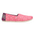 Фото #1 товара TOMS Alpargata Slip On Womens Pink Flats Casual 10018780T