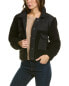 Фото #1 товара Marc New York Mixed Sherpa Trucker Jacket Women's Black L