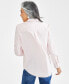 ფოტო #2 პროდუქტის Women's Cotton Button Up Shirt, Created for Macy's