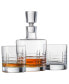 Фото #1 товара Basic Bar Classic Whiskey Carafe and Glasses, Set of 3