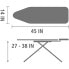 Ironing board cover Vileda 163253 Grey 135 cm