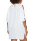 Фото #2 товара Plus Size Tranquillo Cold-Shoulder Cover Up Tunic