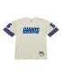 Фото #3 товара Men's Lawrence Taylor Cream New York Giants Chainstitch Legacy Jersey