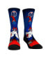 Men's and Women's Socks Washington Wizards Mascot Pump Up Crew Socks