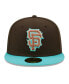 Фото #3 товара Men's Brown, Mint San Francisco Giants Walnut Mint 59FIFTY Fitted Hat