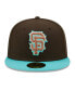 ფოტო #3 პროდუქტის Men's Brown, Mint San Francisco Giants Walnut Mint 59FIFTY Fitted Hat