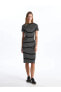 Фото #2 товара Платье LC WAIKIKI LCW Vision с короткими рукавами и круглым воротником