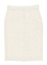 Valentino Womens Roma Tweed Knee Length Casual Pencil Skirt Beige Size 4