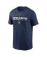Фото #3 товара Men's Navy Milwaukee Brewers Team Engineered Performance T-shirt