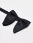 ASOS DESIGN fashion bow tie in black