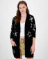 Фото #1 товара Juniors' Open-Front Long Cardigan