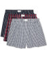 ფოტო #1 პროდუქტის Men's Patterned Woven Boxers, Pack of 3