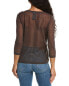 Фото #2 товара Lafayette 148 New York Double Layer Cable Sweater Women's