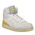 Фото #2 товара Diadora Mi Basket Used High Top Mens White Sneakers Casual Shoes 158569-C9326