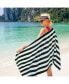 Фото #2 товара California Cabana Beach Towel (4 Pack, 30x70 in.), Striped, Soft Ringspun Cotton, Oversized Cabana Pool Towel