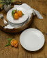 Фото #3 товара Everyday Whiteware Coupe Dinner Plate 4 Piece Set