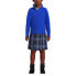 ფოტო #7 პროდუქტის Girls School Uniform Lightweight Fleece Quarter Zip Pullover