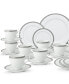 Фото #18 товара Charlotta Platinum 60 Piece Dinnerware Set, Service for 12