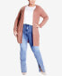 Фото #4 товара Plus Size Meadow Mews Cable Knit Cardigan Sweater
