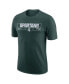 Фото #3 товара Men's Green Michigan State Spartans Wordmark Stadium T-shirt