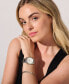 ფოტო #3 პროდუქტის Women's Hexa Multifunction Silver-Tone Stainless Steel Bracelet Watch 38mm
