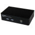 Фото #1 товара StarTech.com 2 Port USB HDMI KVM Switch with Audio and USB 2.0 Hub - 1920 x 1200 pixels - Full HD - 18 W - Black