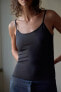 Polyamide top with thin straps