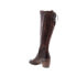 Фото #6 товара Bed Stu Fortune F322011 Womens Brown Leather Zipper Knee High Boots 6