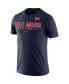 Фото #3 товара Men's Navy Ole Miss Rebels Baseball Legend Performance T-shirt